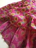 Wonderful Handmade Pink Retro Print Dress - Girls 14-16yrs