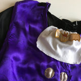 Halloween Vampire Boys Black & Purple Fancy Dress Top - Boys 4-5yrs