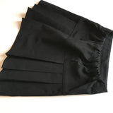 Brand New BHS Girls Black School Pleated Skirt Teflon Stain Resistant with Adjustable Waist - Girls 8yrs