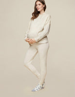 Brand New Dorothy Perkins Beige Lounge Knitted Joggers - Size Maternity UK 16 / UK 18