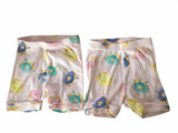 Baby Gap Bundle of 2 Twin Girls Pink Donut Print Short Pyjamas - Girls 12-18m