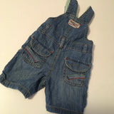 M&S Diggers Go Beep Beep! Blue Dungarees - Boys 0-3m