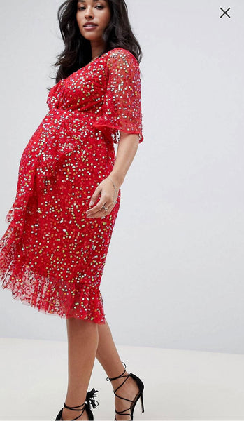 Sequin Maternity Asos Dresses For Pregnancy Brand New Asos