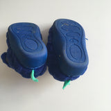 Blue Dinosaur Boys Soft Slippers Shoes - Infant UK 3