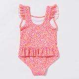 Brand New Bluezoo Pink Leopard Print Swimsuit - Girls 4-5yrs