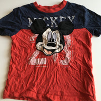 Disney Mickey Mouse Red/Blue T-Shirt - Boys 18-24m