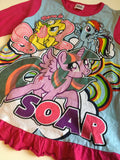 My Little Pony Girls Pink Soar L/S Top - Girls 7-8yrs