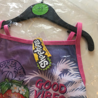Brand New Shopkins Good Vibes Official Pink Girls Swimsuit Swimming Costume - Girls 4-5yrs